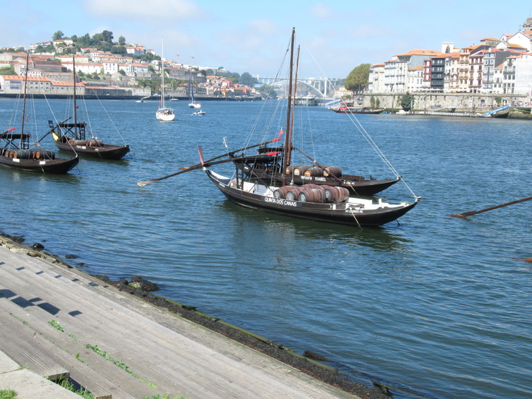 De typische bootjes op de Douro